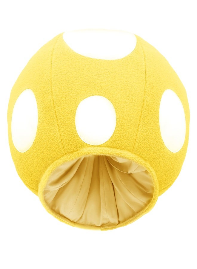 DAZCOS Anime Mushrooms Toad Hat Multicolor Spotted Cap Game Cosplay Hat for Men Women (D-yellow) - Image 1